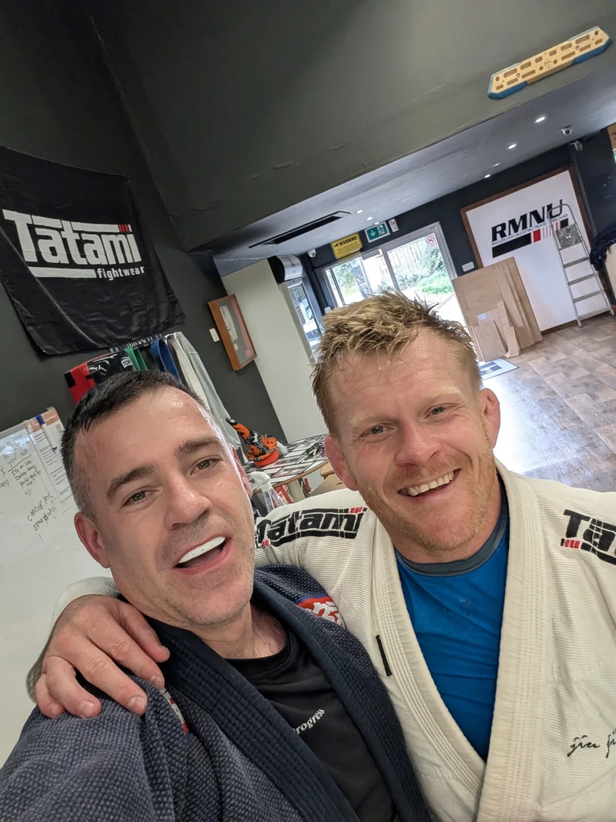 Brian Lemon after Brazilian Jiu-Jitsu training